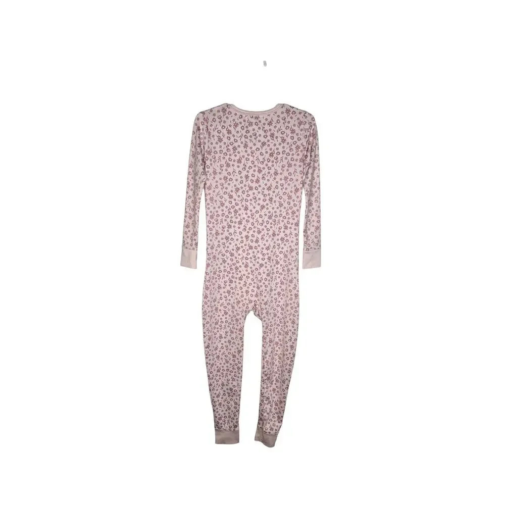 CLOUD ISLAND Girl's Floral Zip Up Pajamas Size 5T